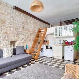 Cozy 1 Mezzanine & 1bedroom Louvre Moulins Free Netflix Parijs